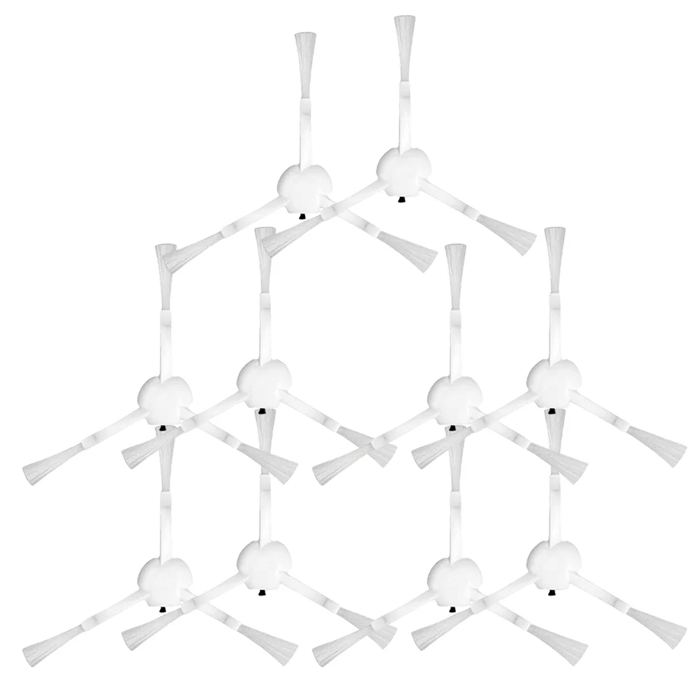 10 عبوات من الفرش الجانبية البديلة لملحقات تنظيف الزوايا الفعالة للمكنسة الكهربائية الروبوتية D10 Plus Gen 2