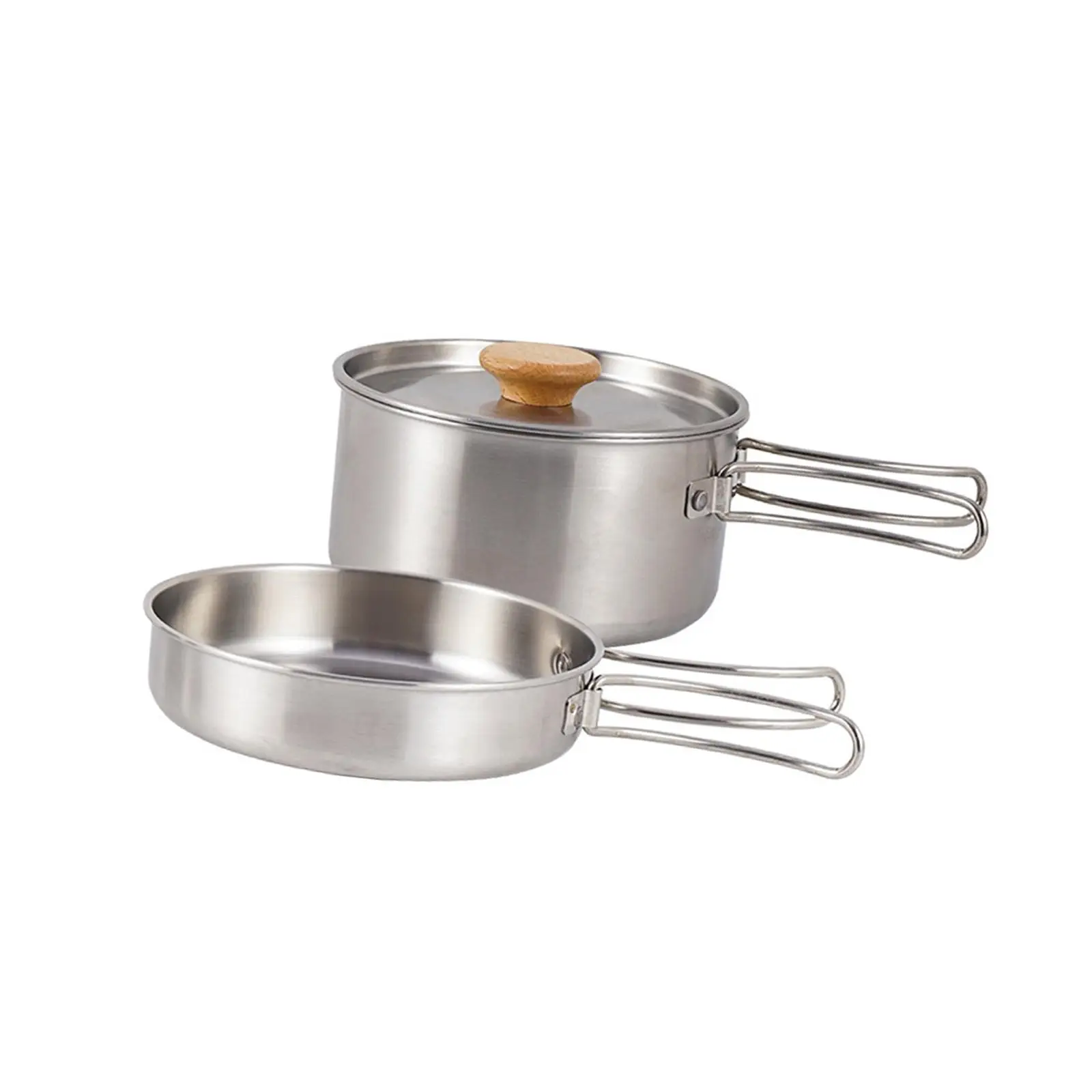 Stainless Steel Anti-Rust Camping Picnic Cookware Set, Saver