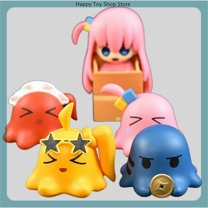 

5-7cm Bocchi The Rock Kessoku Banndo Member Cute Edition Anime Figure Model Statue Collection Desktop Decoration Ornament Toy