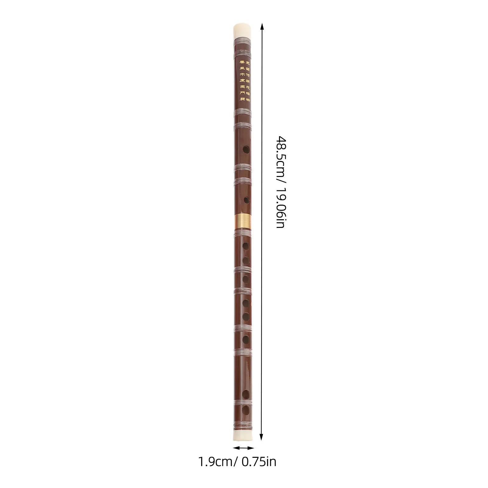 مزمار الخيزران Fife الناي اليدوية آلة موسيقية صينية تقليدية ديكور المنزل لوازم الحفلات للمبتدئين