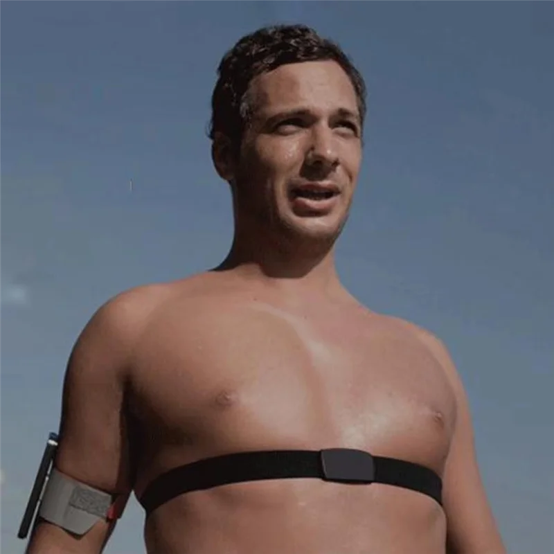 心拍数モニター チェスト ストラップ Wahoo と互換性のあるスポーツ C 用調節可能なフィットネス バンド