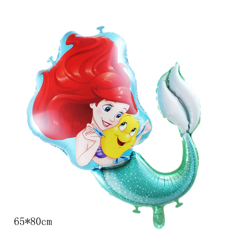 Disney Princess Elsa Snow White Balloons Girls Happy Birthday Party Decorations Baby Shower Inflatable Ball Kids Toys Gifts