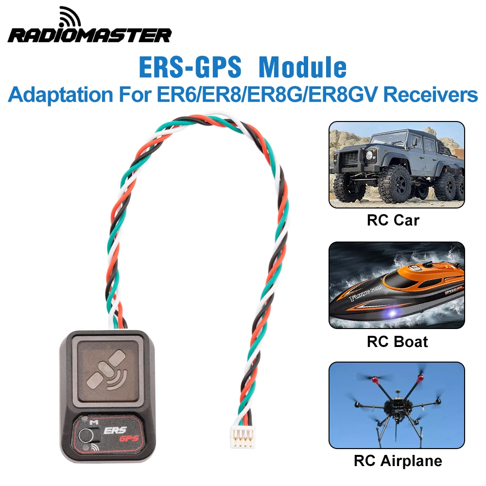 Radiomaster ERS-GPS Sensor Compatible ExpressLRS ER6/ER8/ER8G/ER8GV PWM Receiver