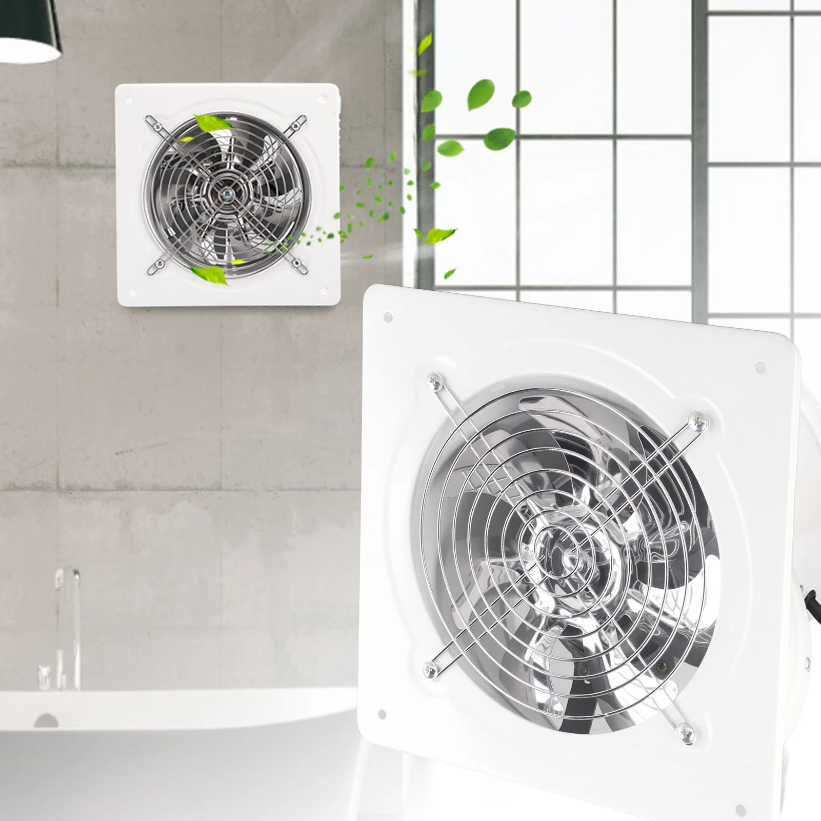 

220 В 167 мм промышленный вытяжной вентилятор настенный оконный вентилятор для использования в кухне и офисе