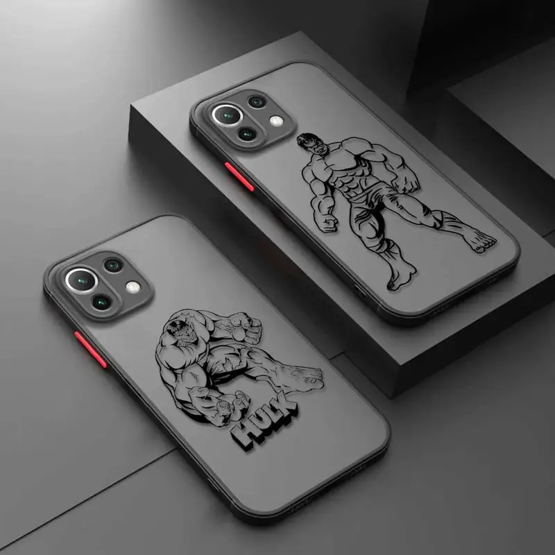 Hercules Hulk Phone Case For Xiaomi Poco X3 NFC M3 M5 M5s F3 F1 Pro For MI 13 12 12X 12T 11 11X 9T 10T Lite Note 10 Matte Cases