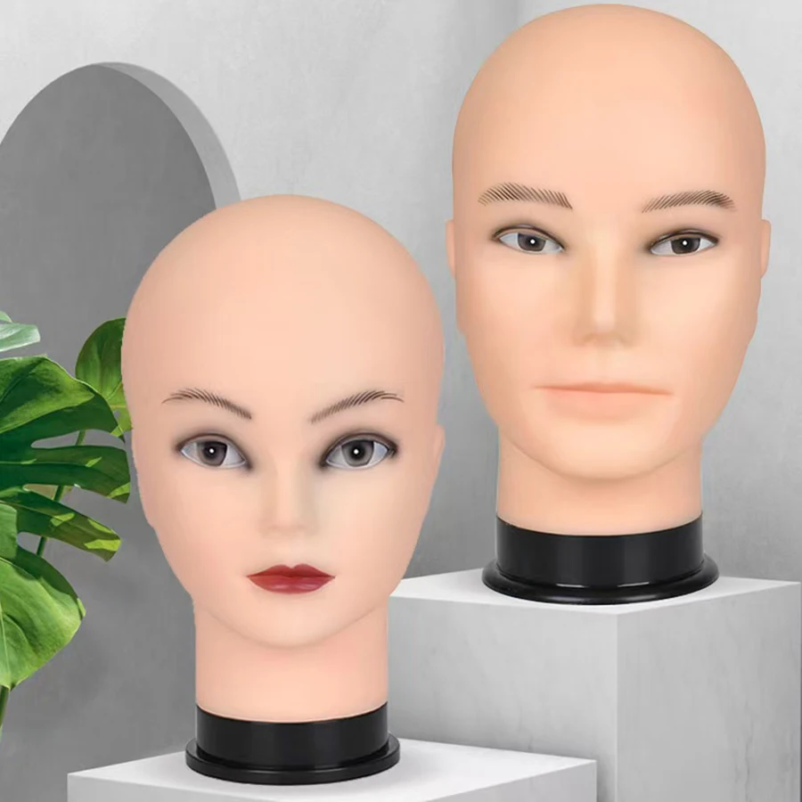 رأس عارضة أزياء لعرض الشعر المستعار والتدريب - مثالي لممارسة تصفيف الشعر وعرض النظارات وتطبيق المكياج #5