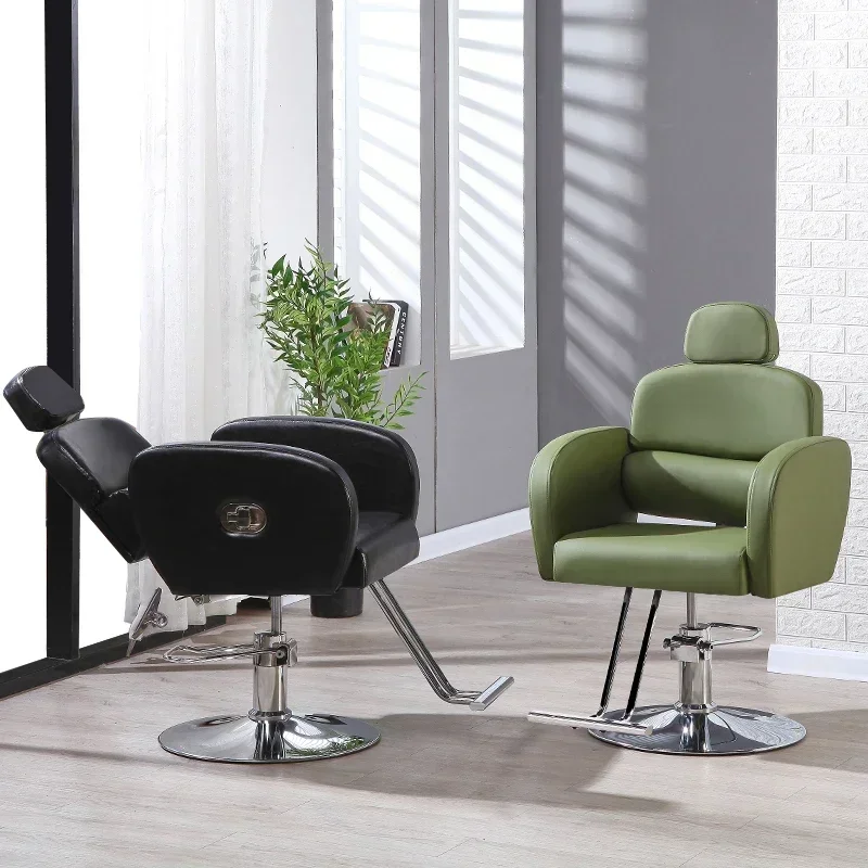 

Luxury Professional Barber Recliner Cadeira De Barbeiro Salon Furniture Swivel Ergonomic Barber Chairs Pedicure Hairdressing