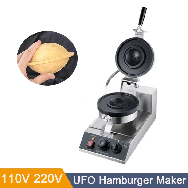 Commercial UFO Burger Grill Gelato Panini Press Making Machines Burger Commercial Snacks FOR 110V 220V Ice Cream Waffle Machine