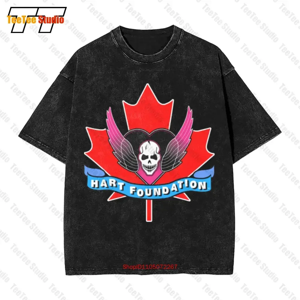 Vintage 90'S Wwf Bret The Hitman Hart Foundation Blood Is  Oversized T-Shirt Tee 7L4D