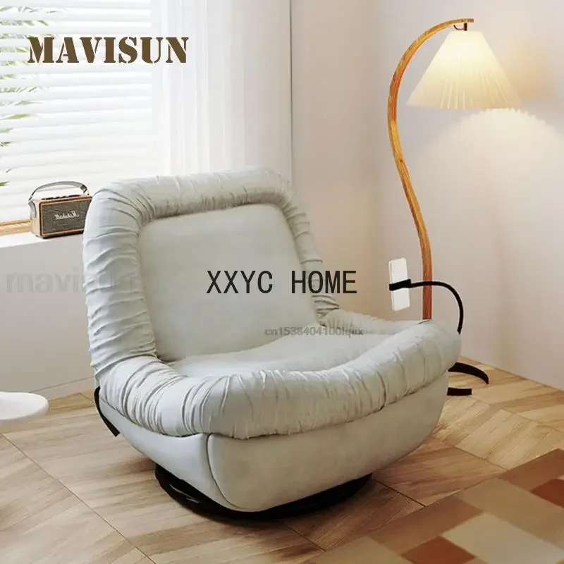 

Electric Rocking Chair For Living Room Multifunctional Single Sofa With Phone Holder Comfortable 360°Rotating Relaxing