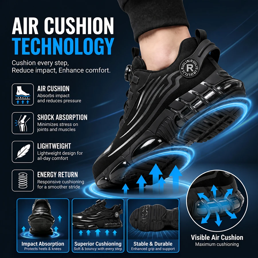 Halloween Black Safety Shoes F - Outdoor Lighting Black ulasan dan harga