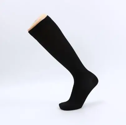 Men Solid Color Sock Sports Cycling Socks Cotton Knee High Socks Quick Drying Professional Football Hiking Running Long Sock