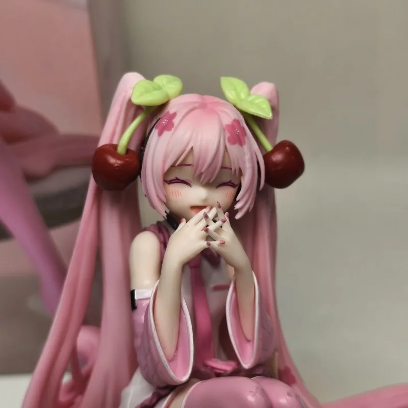 

NEW Anime HATSUNE MIKU Bandai Noodle Pressure Action Figures Desktop Ornaments Peripheral Children's Gifts Model Doll Decoration