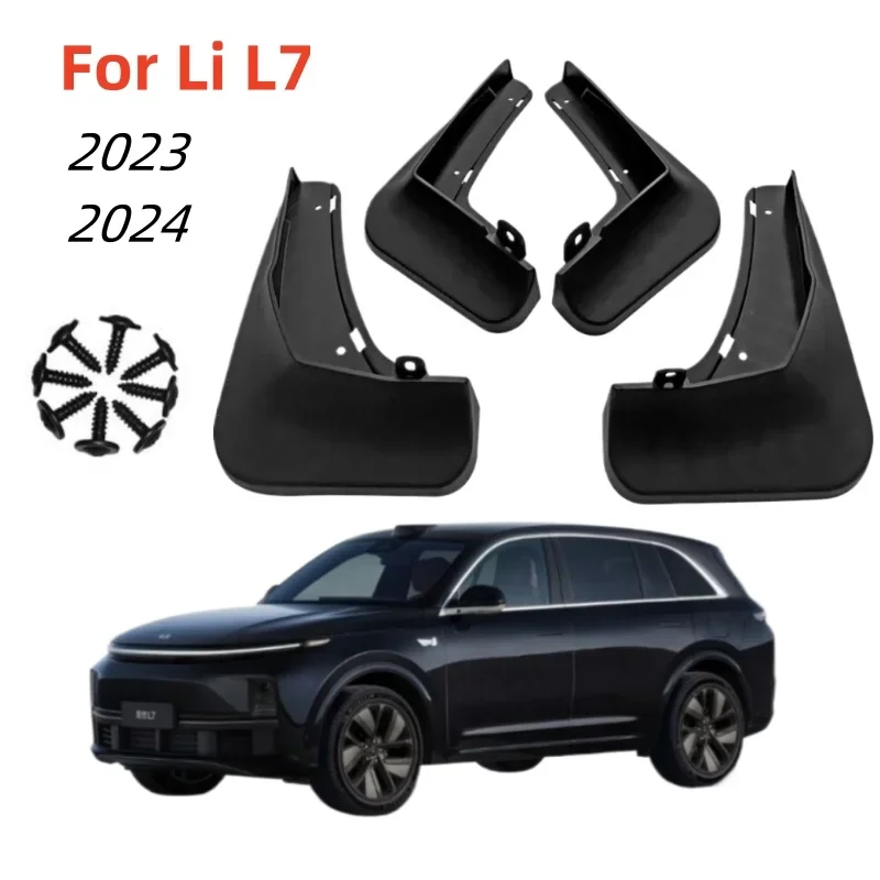 

4Pcs MudFlaps For LiXiang Li L7 2023 2024 Car Mudguards Mud Flaps Splash Guards