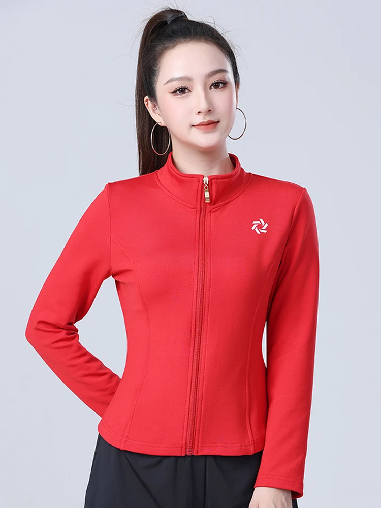 veste-zippee-doublee-polaire-pour-femme-ideale-pour-la-danse-carree-le-fitness-la-gymnastique-vetement-d'exterieur-chaud-a-manches-longues-couleur-personnalisable