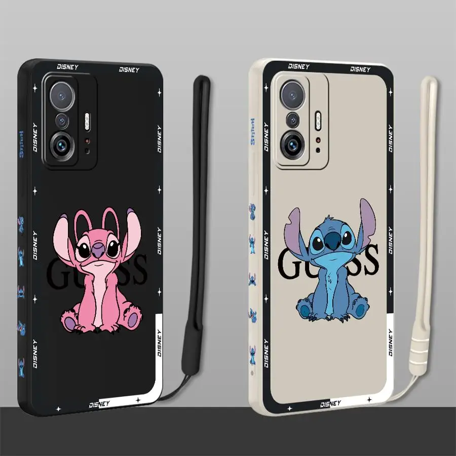 Чехол для телефона Disney Stitch Angle для Xiaomi Mi 13 11 12 Lite 10T 11T 12T Pro, мягкий ТПУ