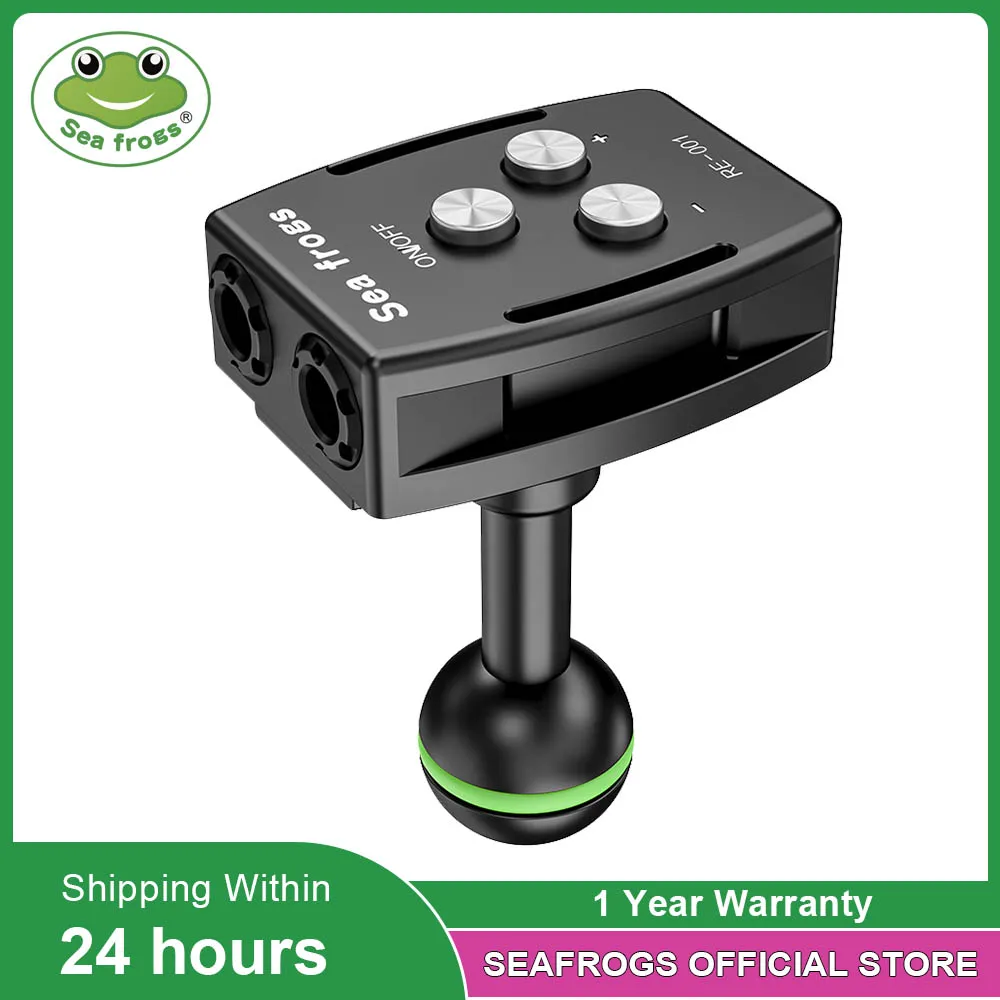 Underwater Strobe Flash Trigger Controller for Diving Torch with Ball Head Mini Remote for Photography