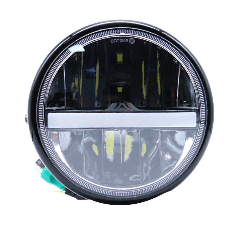 

7 Inch LED Headlight 55W Projector Light DRL High Low Beam Driving Lamp Touring Motorcycle