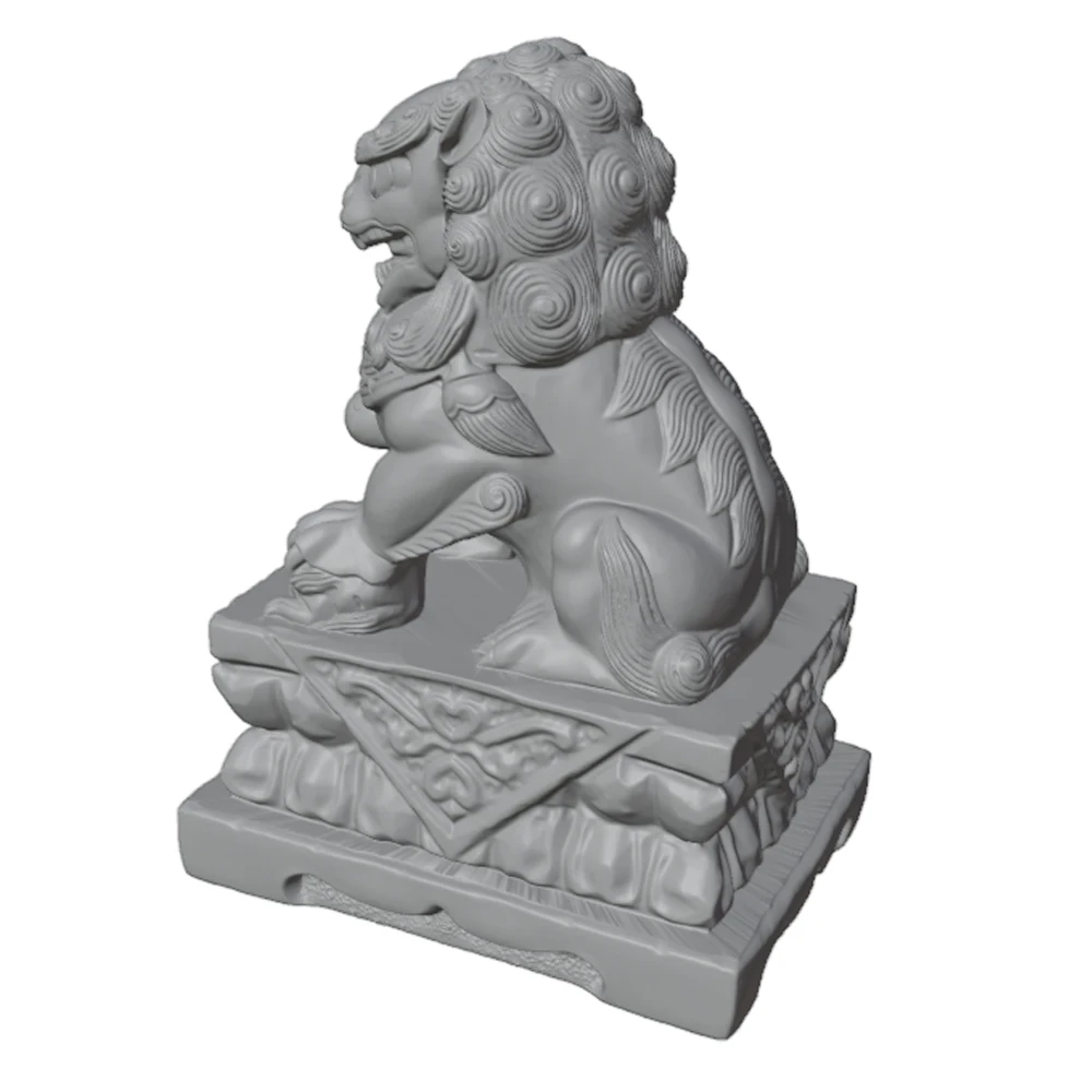 Figura resina 45mm kit sin colorear para juegos de mesa gatos y perros - imagen 2