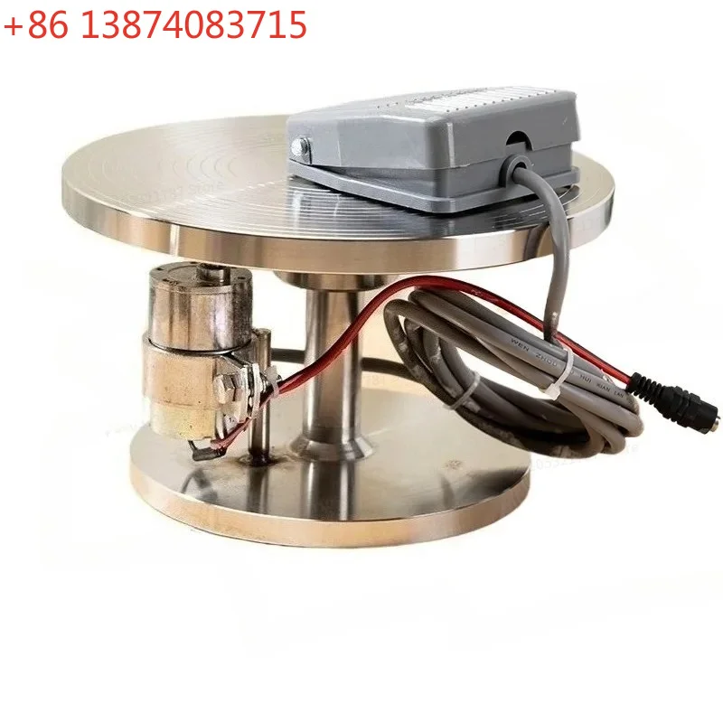 Stainless Steel Electric Turntable Line Tracing Special Rotary Table Automatic Hole Countertop