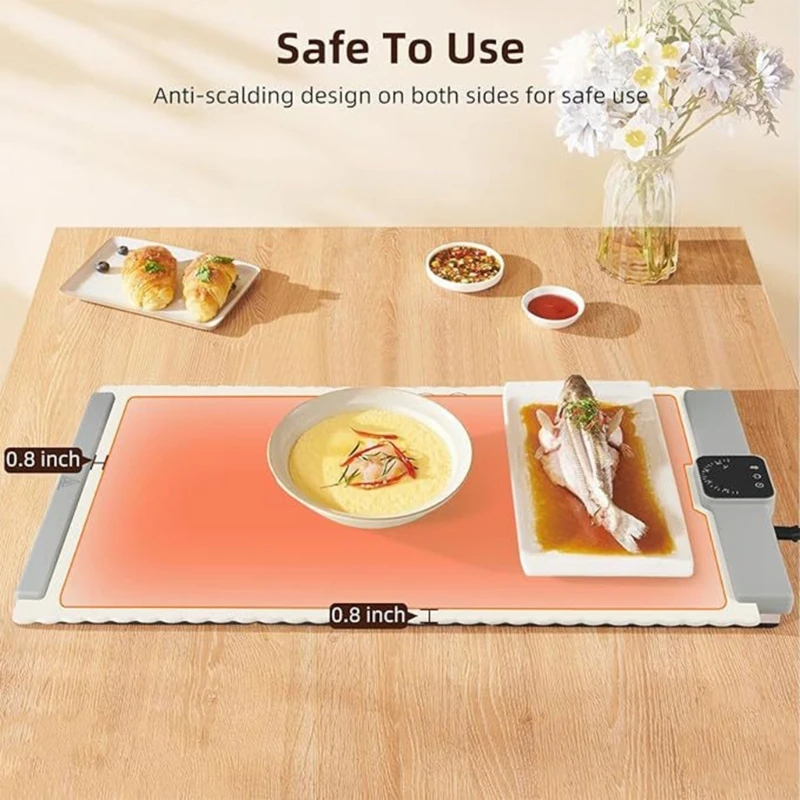 Tapis chauffants imperméables pour Table à manger, coussin chauffant électrique en Silicone