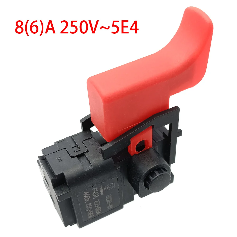 

8 (6) A 250V~5E4 with lock diameter 9mm speed control button switch 120/130/165/166 rig accessory switch for Bosch 20