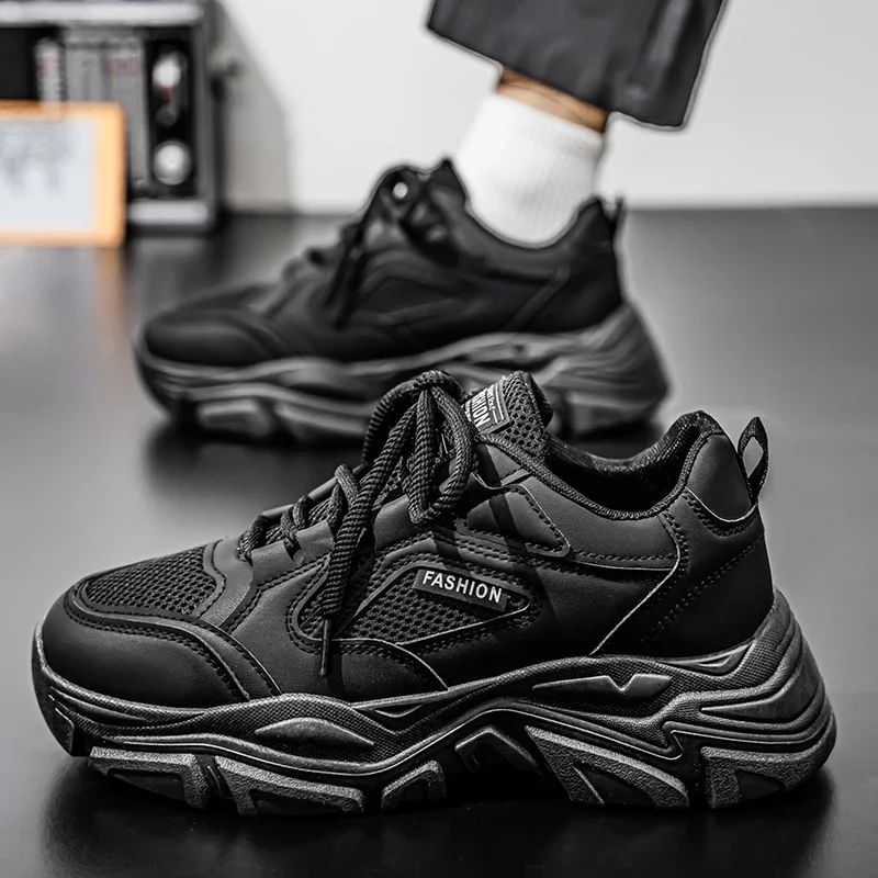 

Men's mesh breathable Shoes Trendy versatile Sneakers Casual thick soled Designer running shoes Fashion Luxury Male footwear