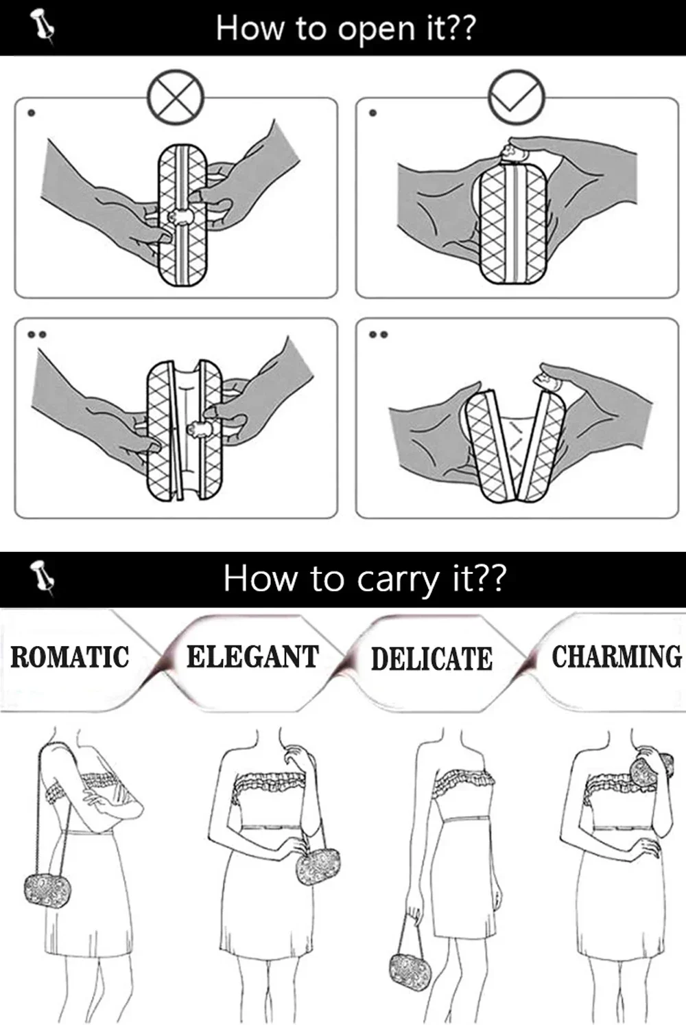Damen-Handtasche mit silbernem Strass-Herzmuster, Diamant-Quaste, Bankett-Clutch, Hochzeits-Braut-Abendtasche – Detail 15