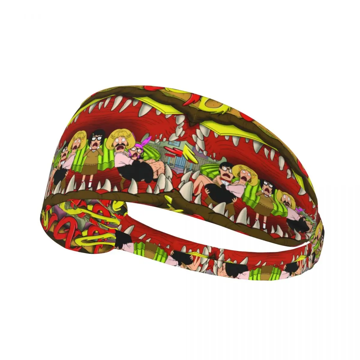 

Custom Bob's Burgers American Animation Sports Headbands for Women Men Stretchy Moisture Wicking Athletic Sweatband