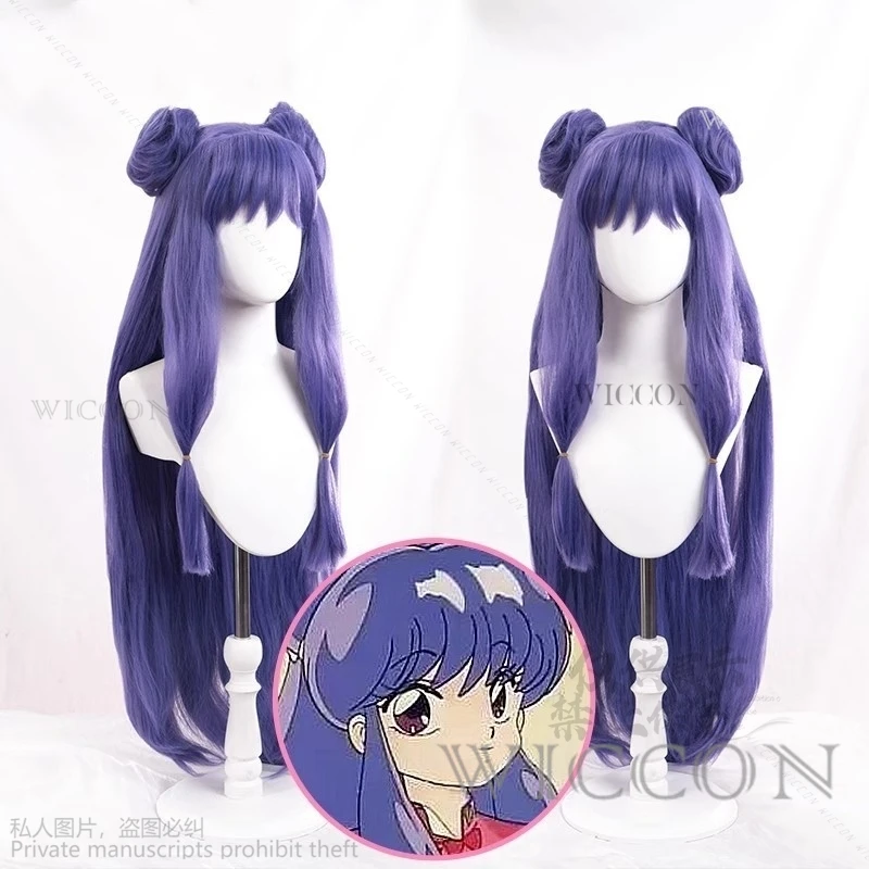 Anime Ranma 1⁄2 Nibun-No-Ichi champú Cosplay disfraz peluca estilo chino Chi-Pao vestido de sirvienta mujer Sexy Kawaii traje de fiesta Lolita