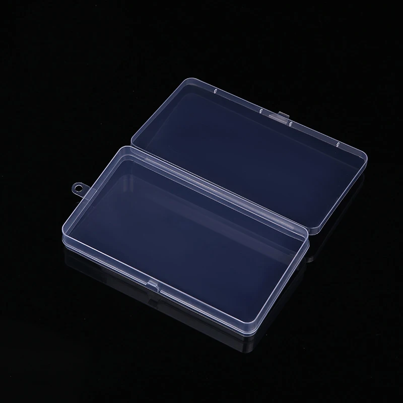 Dustproof Durable Strong Jewelry Storage Case Container Mini Plastic Box Rectangular Box Transparent Box Packing Box Storage Box