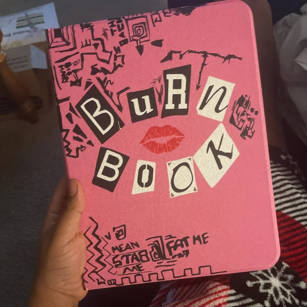 

Чехол для iPad Burn Book для Apple Air 10,9, iPad Pro 2020, чехол для iPad 10,2, 11 12,9 дюйма, 2021 Mini 5 6, чехол