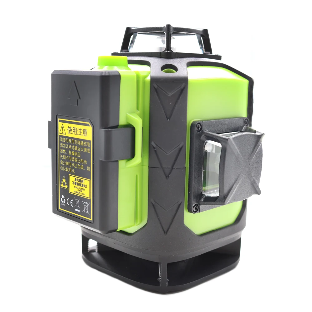 Newest 4D laser level 16 lines 532 NM Green laser level Automatic Self Leveling 360 Vertical&Horizontal Tilt /Fukuda