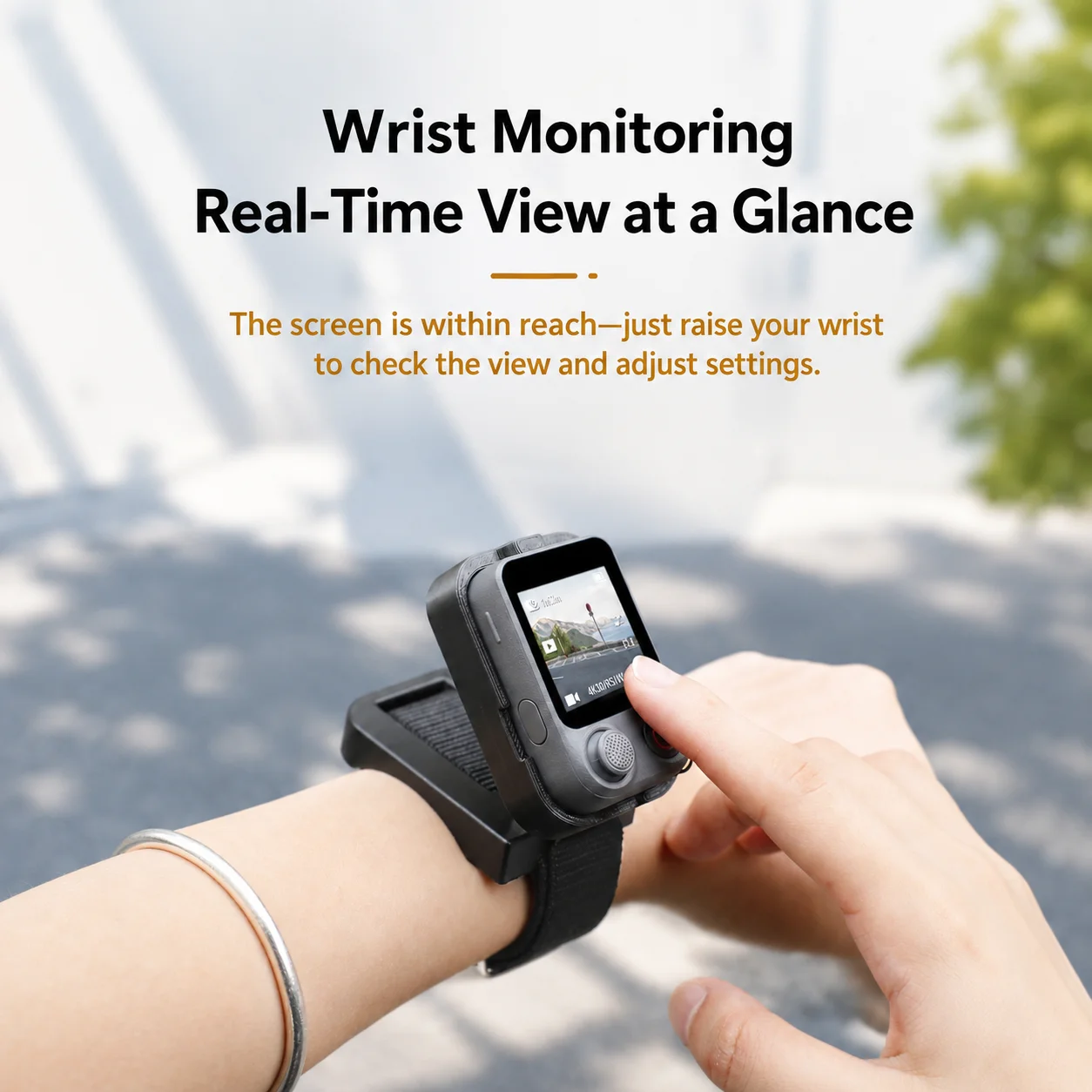 Handgelenkhalterung für DJI FrameTap Viewfinder Pocket 4 Pro Mobile 8P Magnetischer Schnellverschluss Verstellbarer Riemen Zubehör – Detail 4