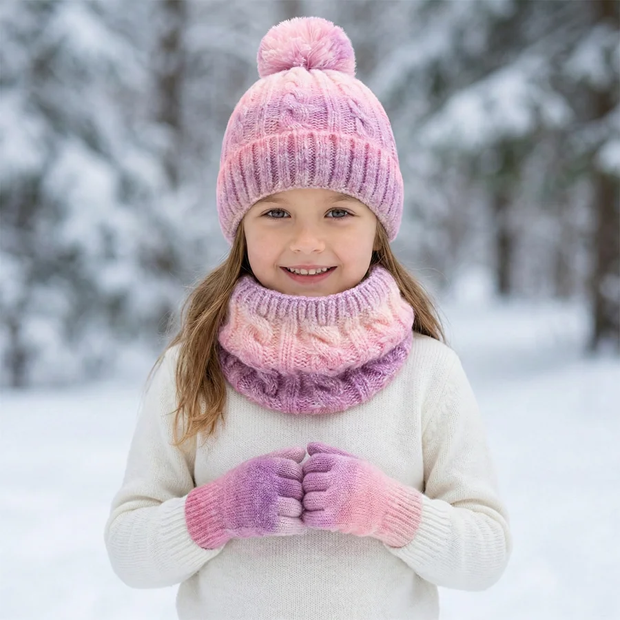 Ensemble de 3 pièces pour enfa - Kids Outdoor Gloves avis et prix