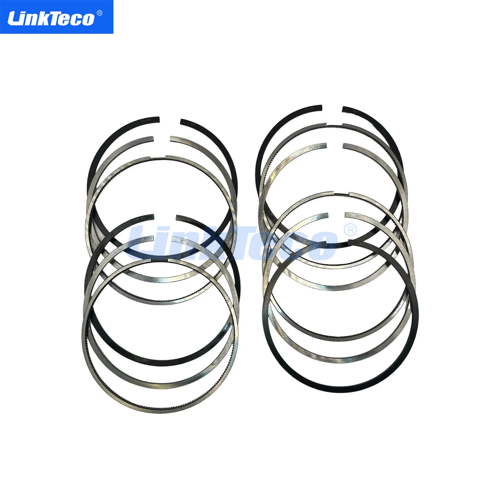 PISTON RING SET STD 4 CYLINDERS For BMW MINI B47D20A B37C15A B47C20A