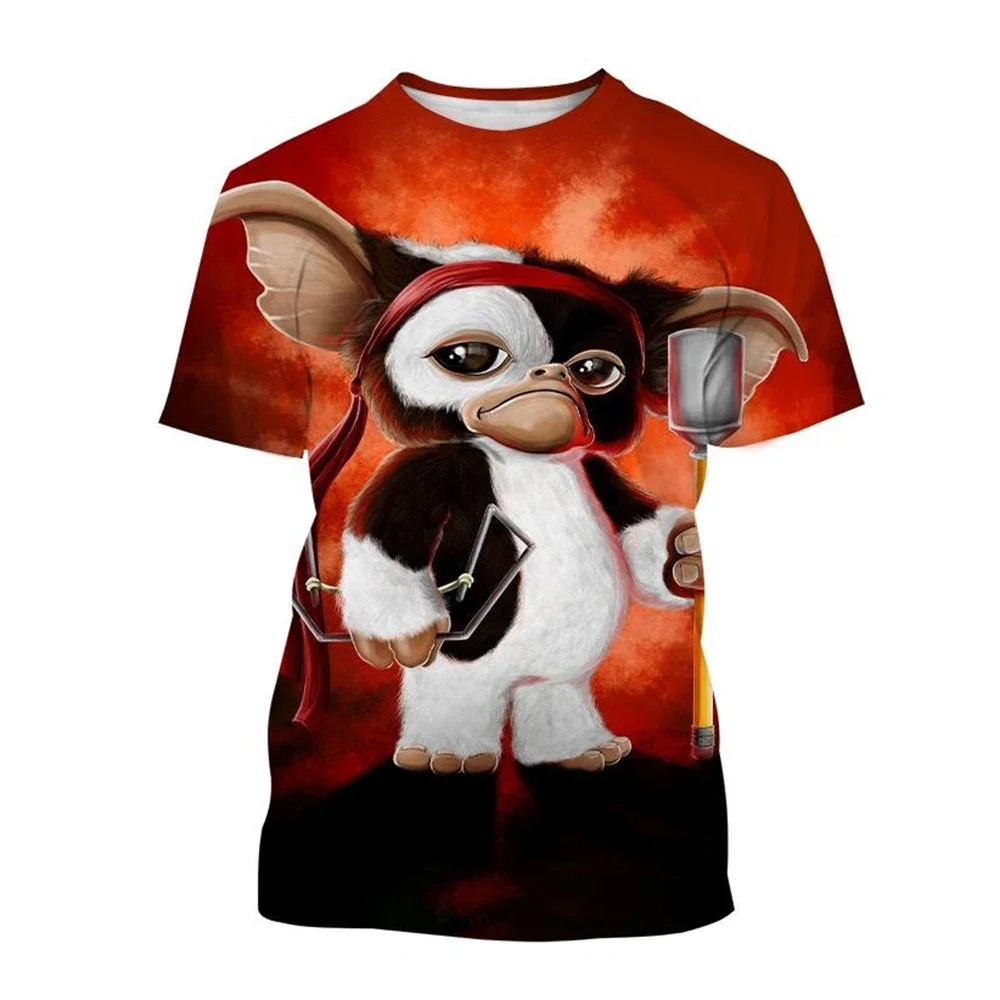 

Fashion Hot Sell New Christmas Horror Movie Gremlins 3d Printed T-Shirt Puppet Monster Printed T-Shirt Men And Women Kids Tops