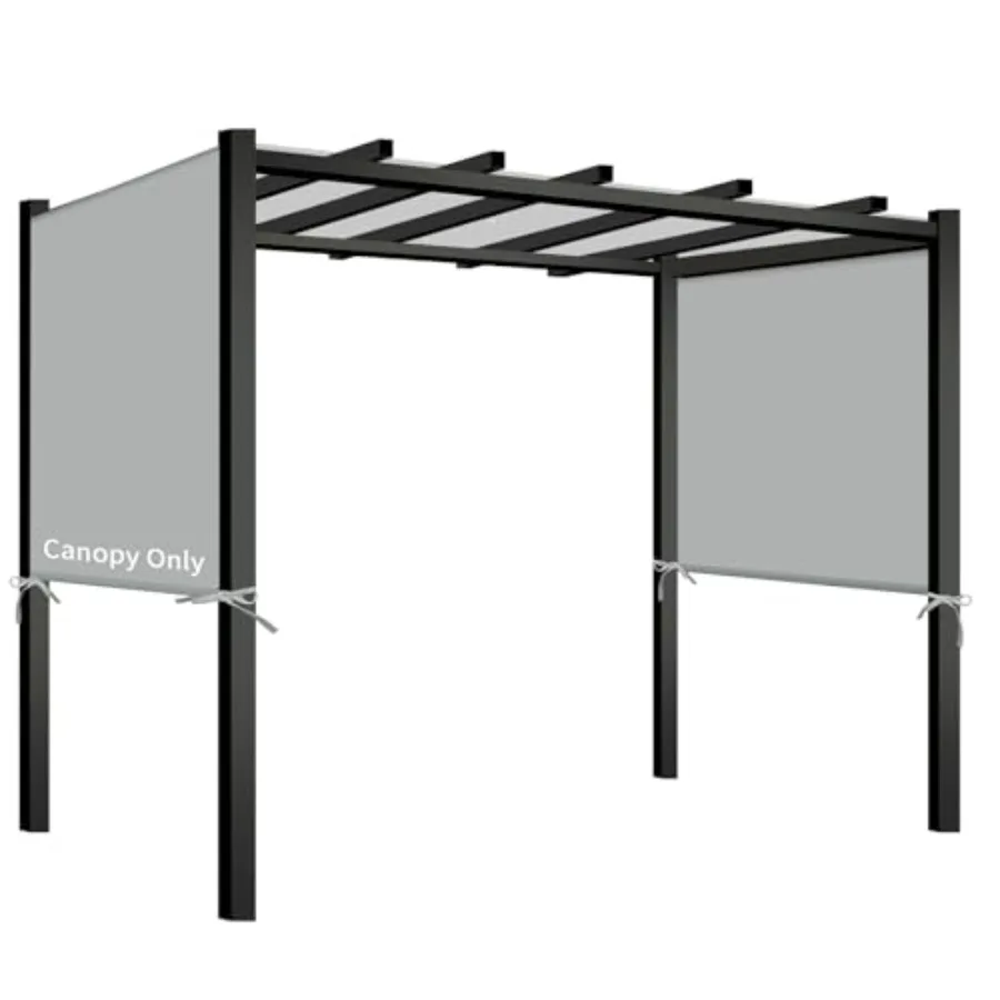 

17x6.8 Feet Universal Pergola Replacement Canopy, Outdoor Canopy Shade Cover Cover Only