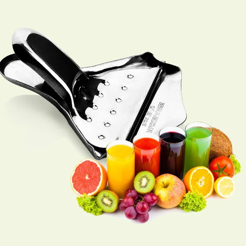 Stainless Steel Lemon Slice Squeezers Set Manual Juicer For Orange Lime Citrus Handheld Lemon Wedge Clips Silver