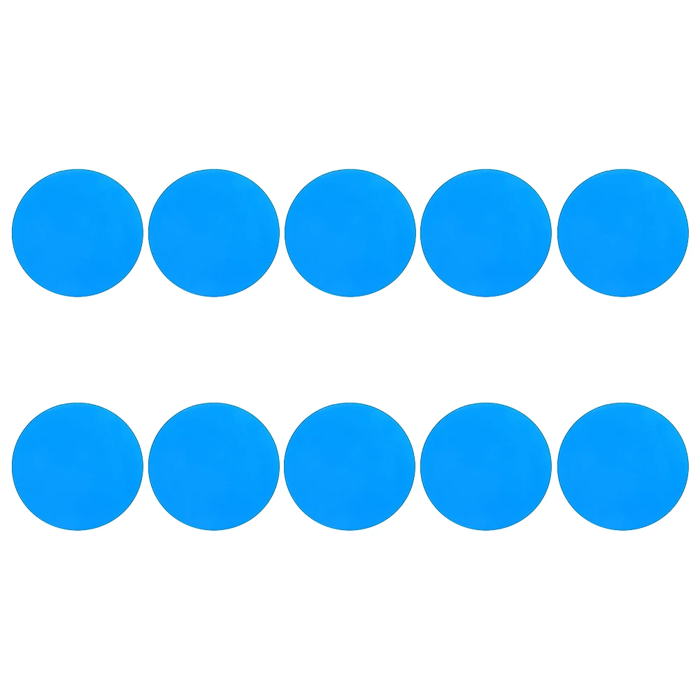 10pcs Pool Repair Patch Self-Adhesive PVC Swimming Pool Patch Multifunctional Wear-Resistant Croppable Inflatable Boat Supplies