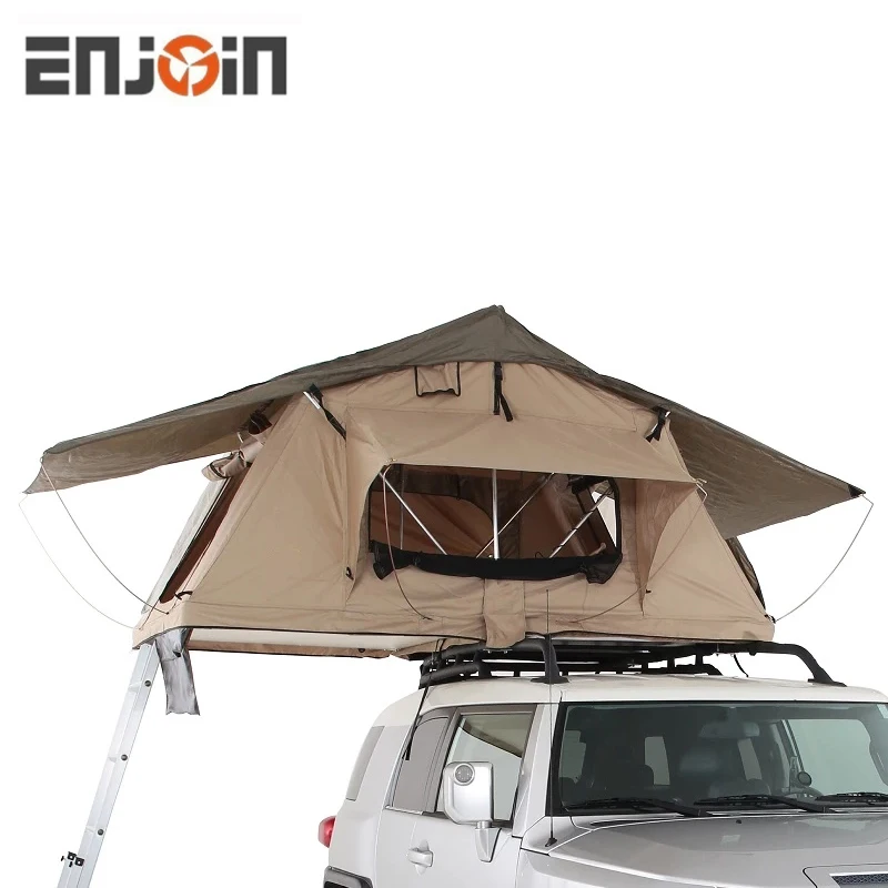 ENJOIN Tienda Canadiense  Roof   Tent Soft Shell 2 Person for Outdoor Camping &Hiking Dachzelt