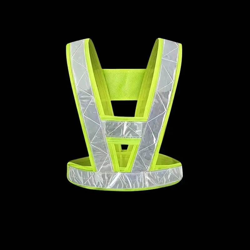 Reflective V shape Safety Vests , High Visibility Vests For Men And Women, Breathable Reflective Safety Vests For Outdoor Runnin