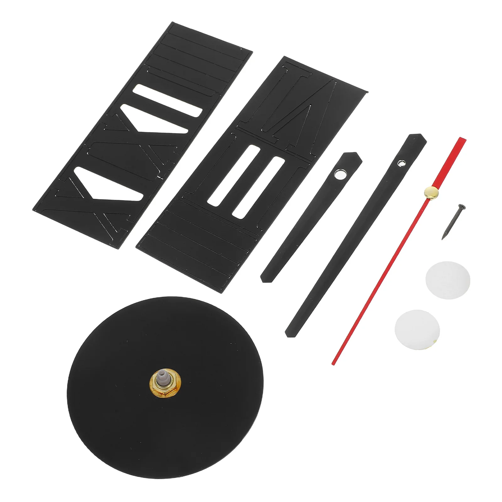 

Large Black Acrylic Wall Clock Roman Numbers Silent Movement Modern Frameless Decorative Clock For Living Room Bedroom Office