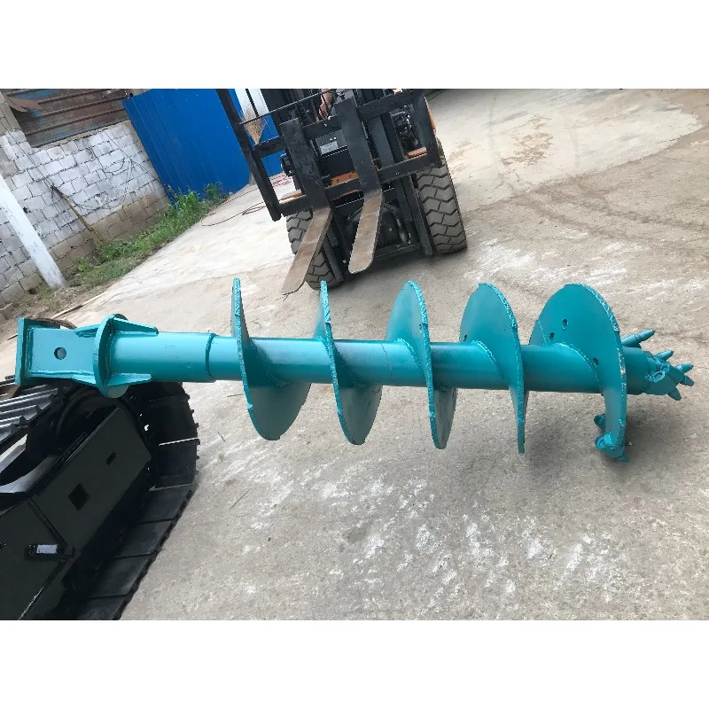 Rotary drilling rig spiral bits 450-2000mm wear-resistant alloy drill bits are used for building foundations