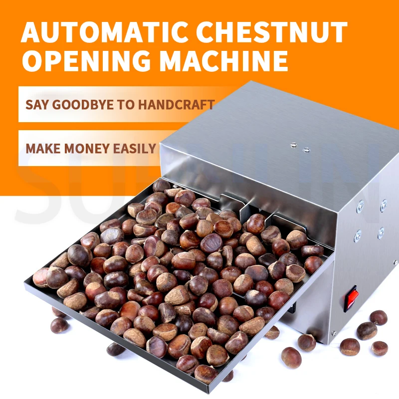 Chestnut Opening Machine Fully Automatic Chestnut Cutting Machine Chestnut Slitting Machine Not Damaging The Fruit Pulp