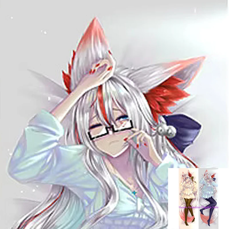 

Dakimakura Anime Pillow Cover Ogurlz Double Sided Print 2Way Cushion Cover Xmas Gifts
