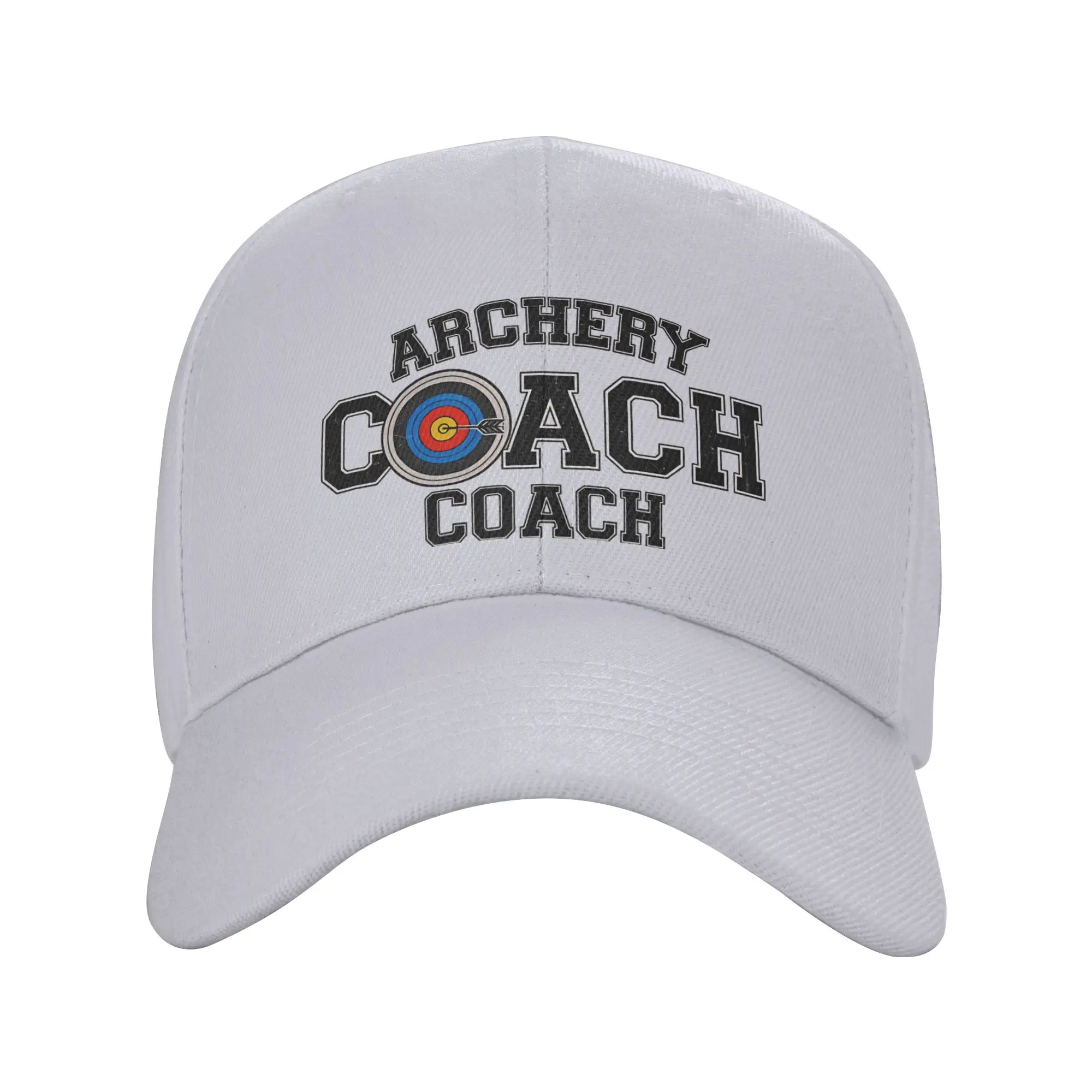Archery Coach Sun Baseball Cap  Summer Fashion Trucker Hat For Female Male Running Hippie Snapback Cap