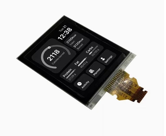 1.26-inch 144 * 168 semi reflective and semi transparent industrial control equipment monochrome display LCD screen