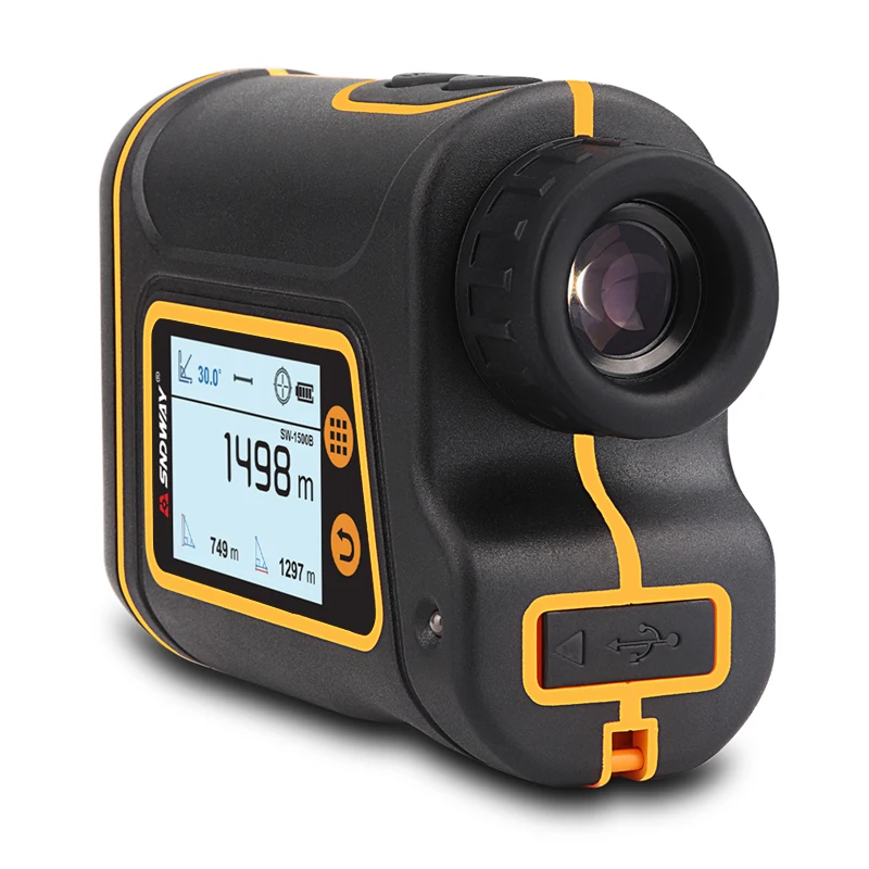 1500m Handheld Laser Rangefinder Telescope Distance Meter Range Finder with touch screen