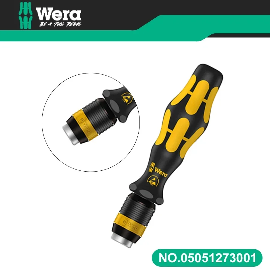 Genuine WERA  813/813R/813R ESD/816R/816RA/816R ESD Bit Holder Screwdriver with Quick-Release Handle Screwdriver Hand Tools